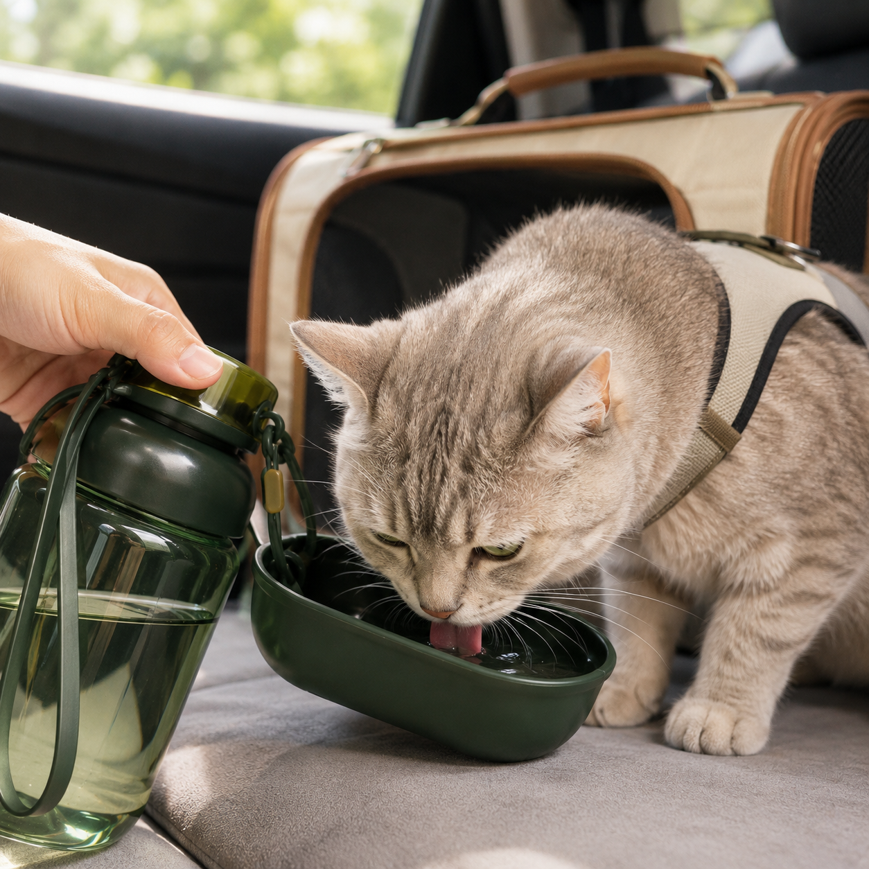 Regal Portable Hydration Bottle & Bowl - Image 2