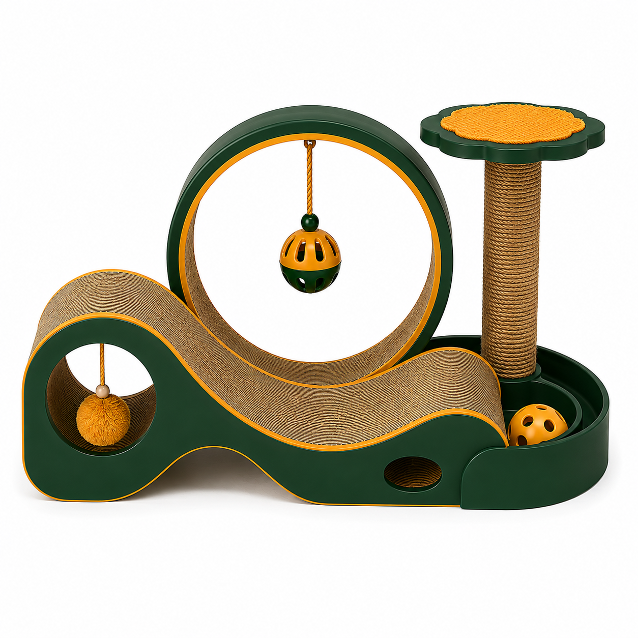 Regal Claw Trail Multi-Level Cat Scratcher & Play Centre